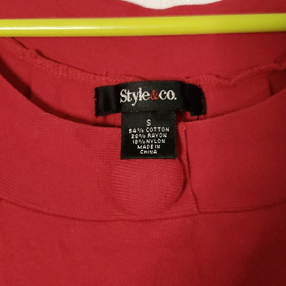 Style&Co. Small red knit dress - Picture 6 of 7